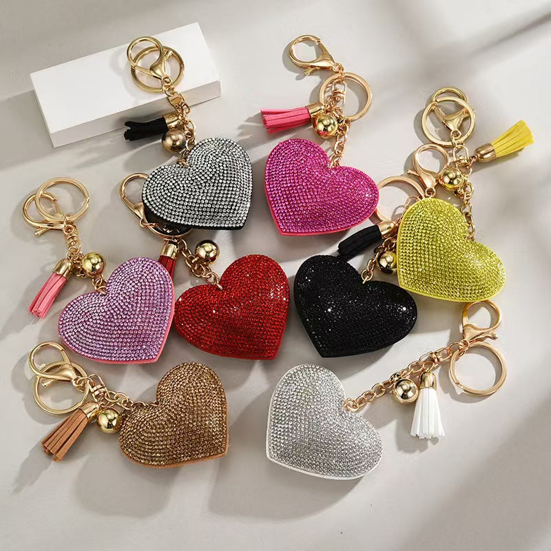 bling keychains(bows,hearts)